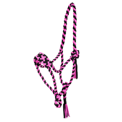 Braided nylon halter.