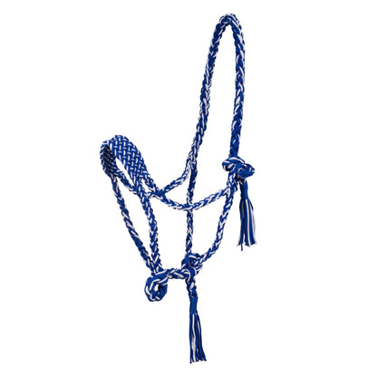 Braided nylon halter.