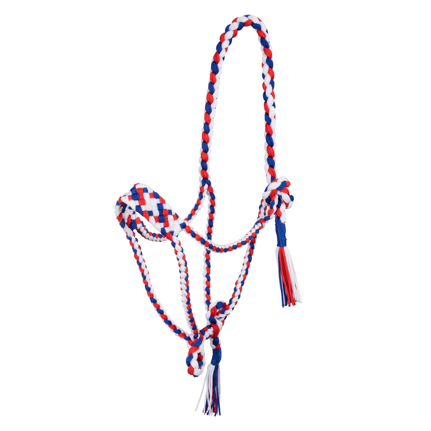 Braided nylon halter.