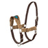 Native design mohair halter.