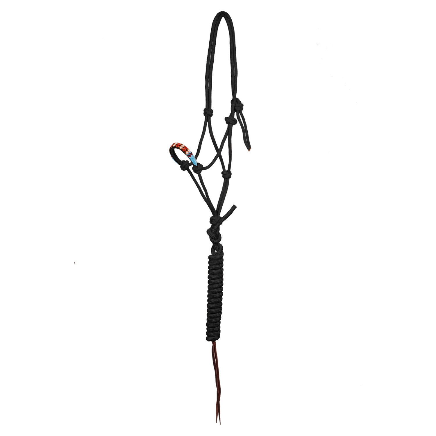 Pearls knot halter with lead.