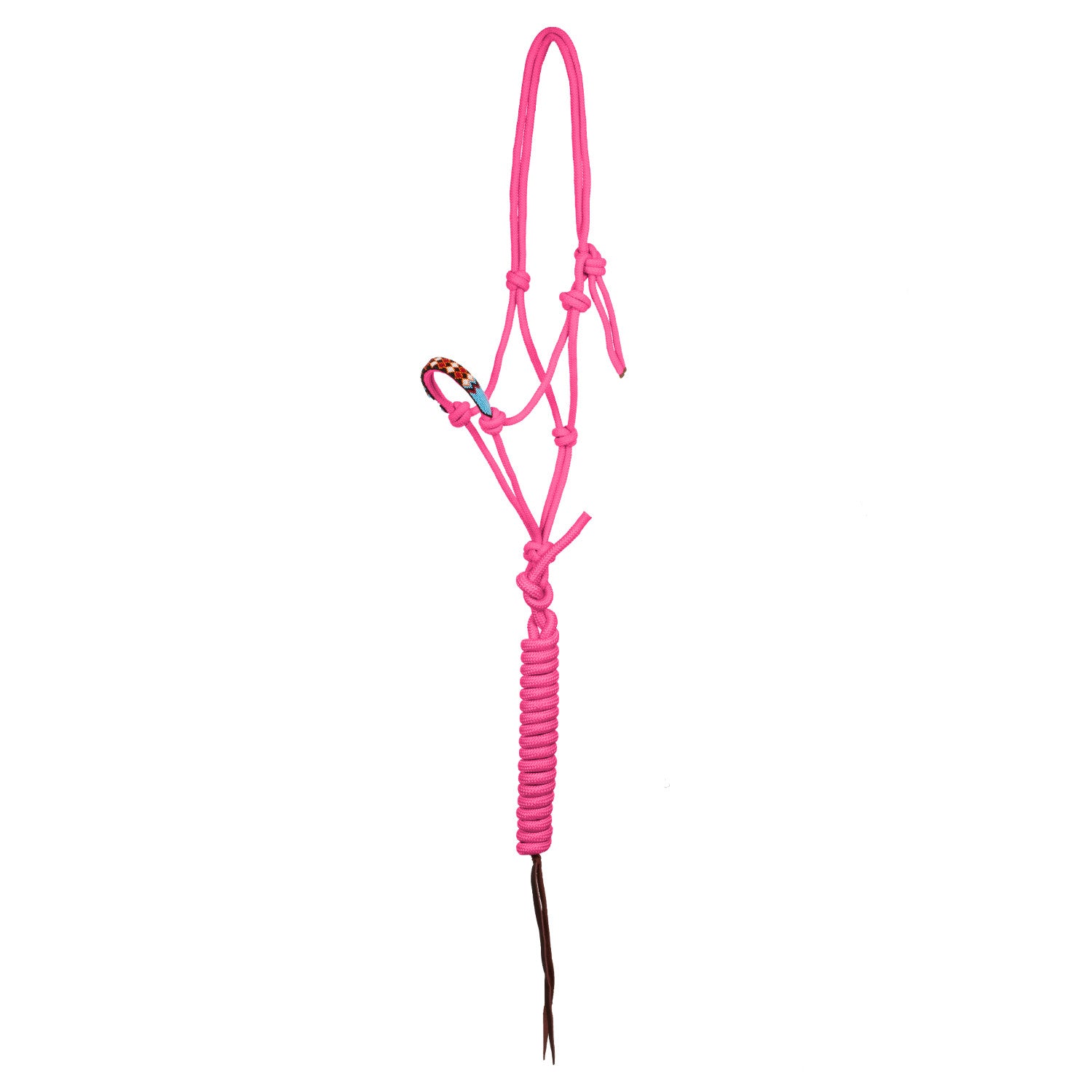 Pearls knot halter with lead.