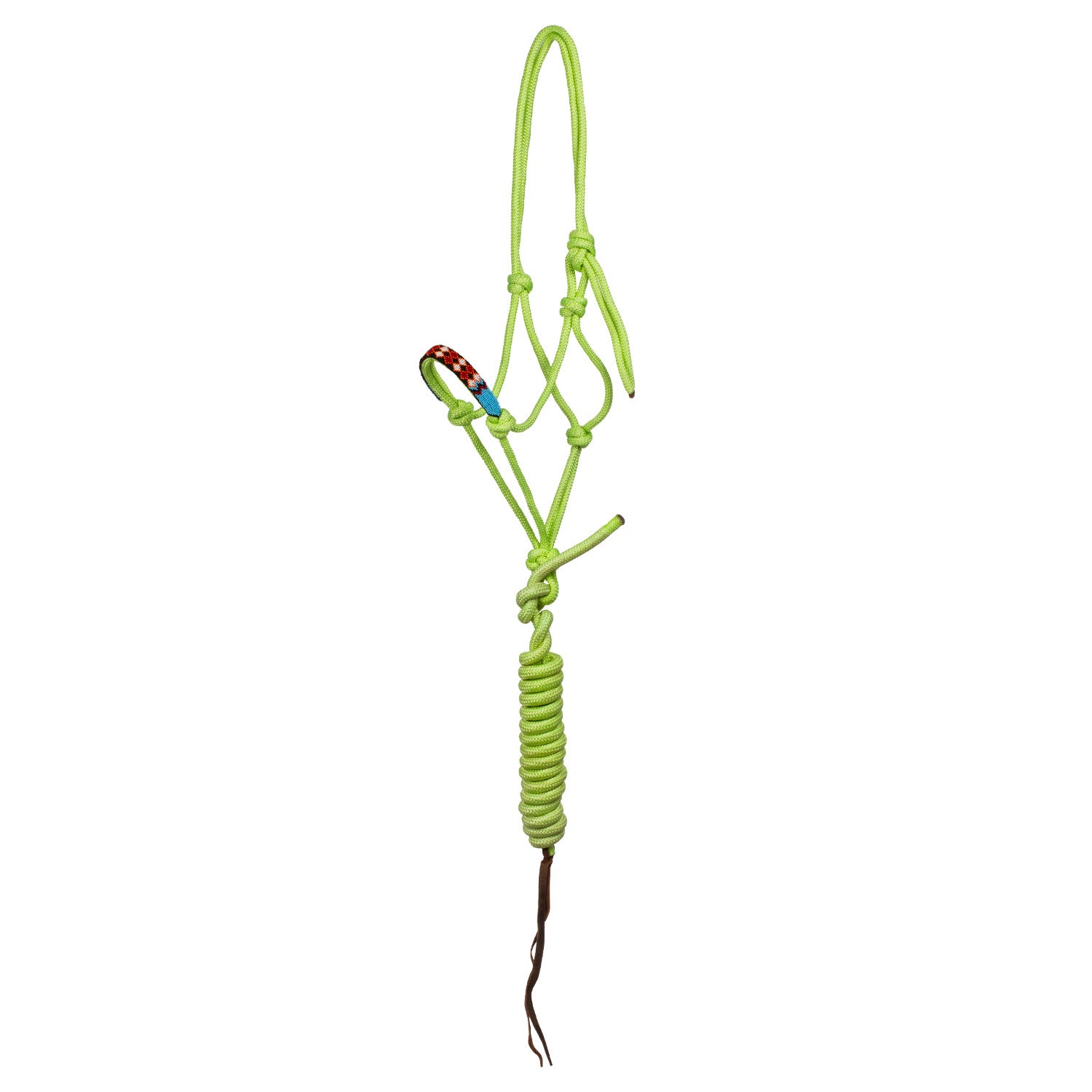 Pearls knot halter with lead.
