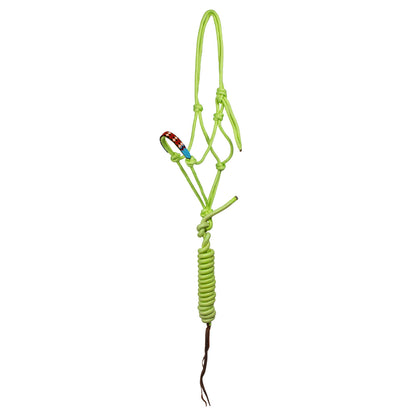 Pearls knot halter with lead.