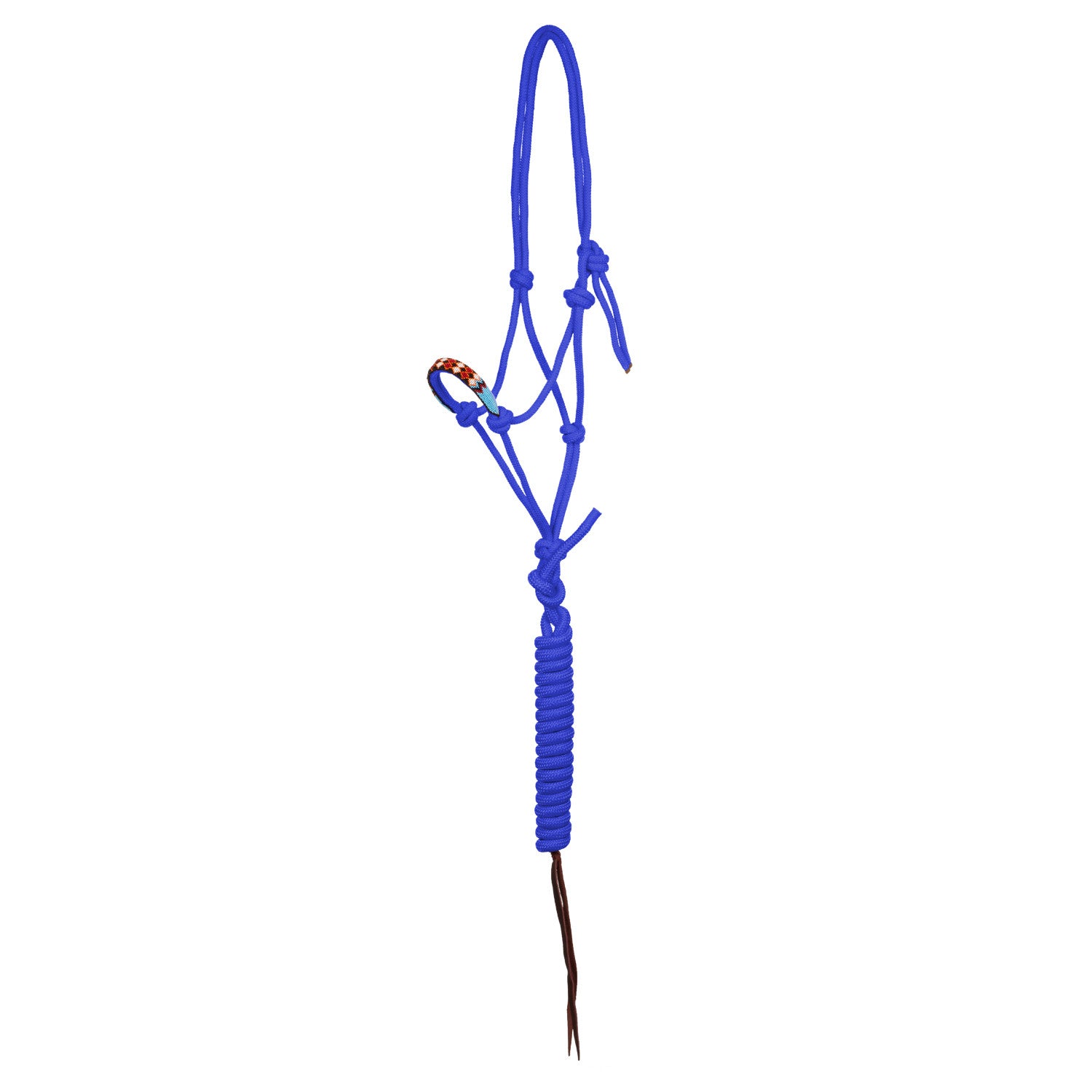 Pearls knot halter with lead.