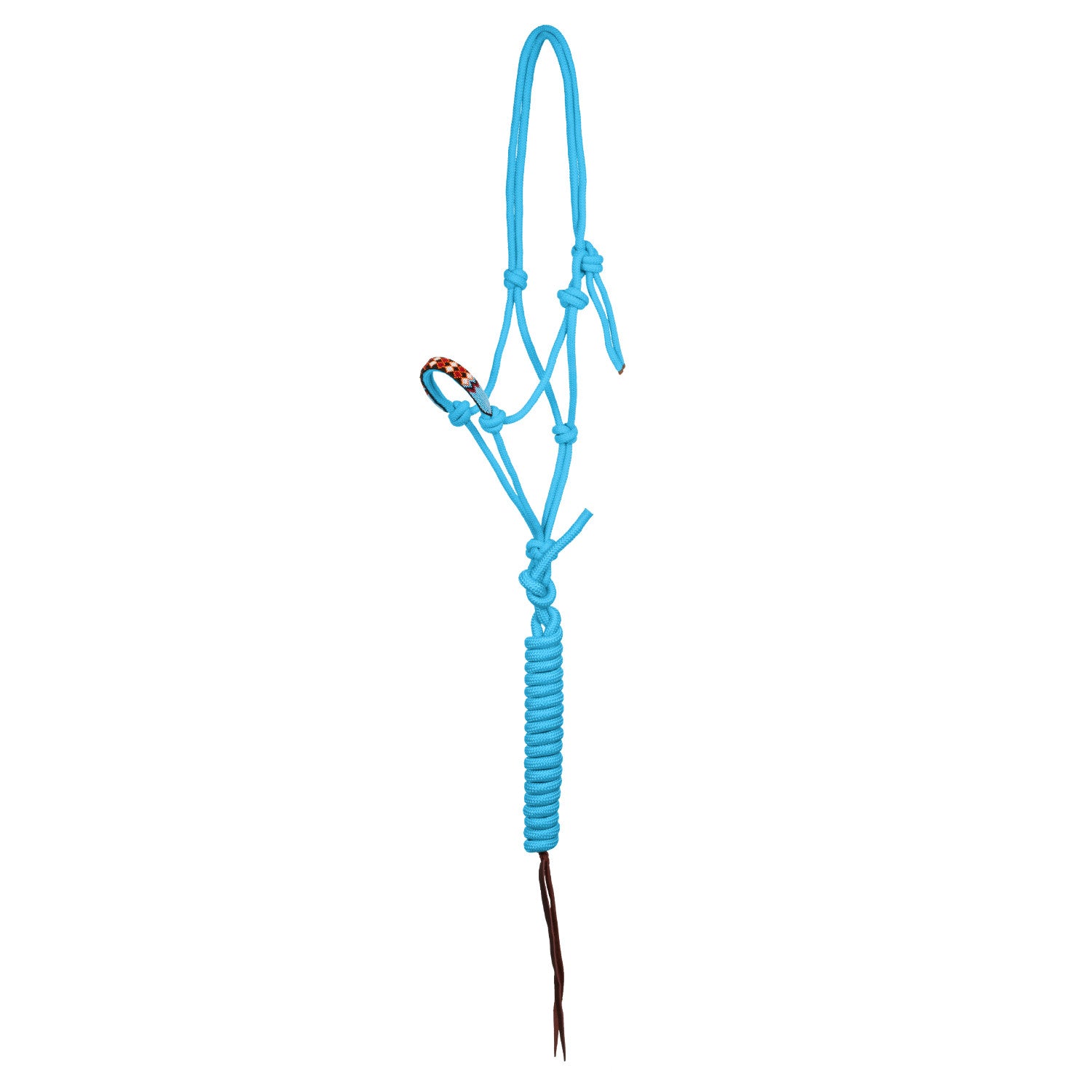 Pearls knot halter with lead.