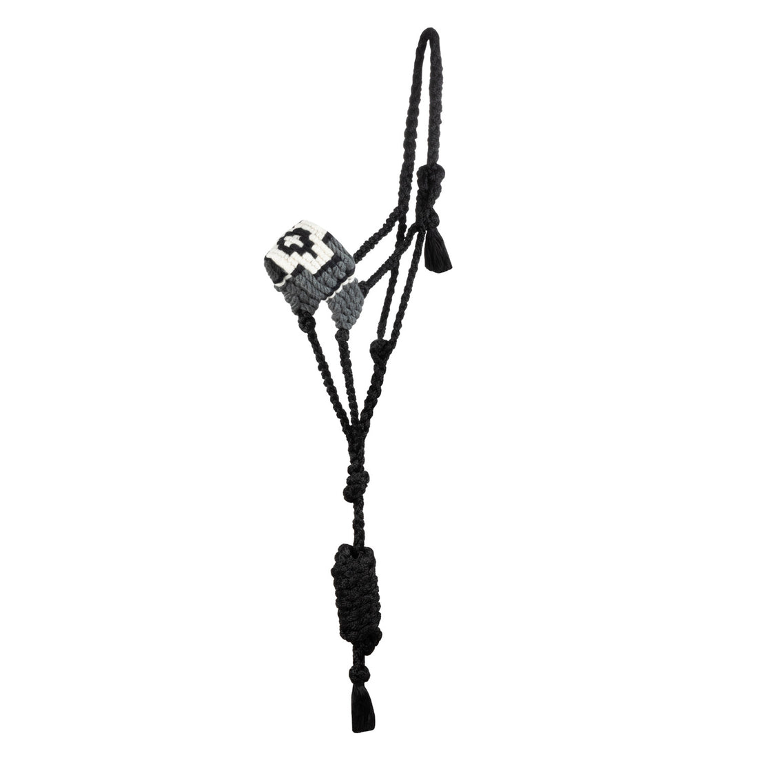 Diamond design Mohair rope halter.