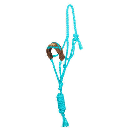 Diamond design Mohair rope halter.
