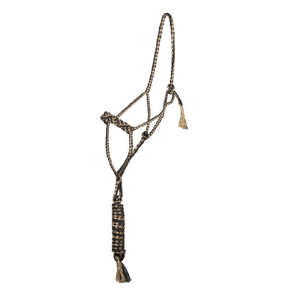WIDE NOSE ROPE HALTER W/LEAD.