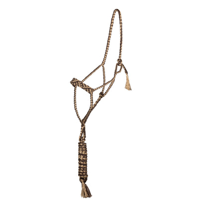 WIDE NOSE ROPE HALTER W/LEAD.