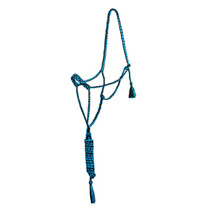 WIDE NOSE ROPE HALTER W/LEAD.