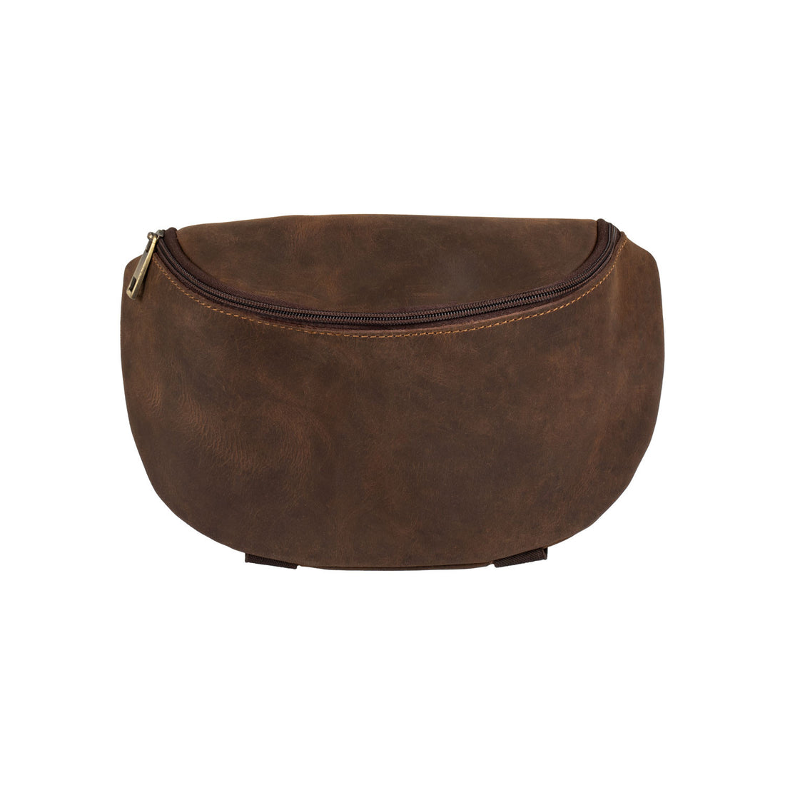 LEATHER POMMEL BAG.