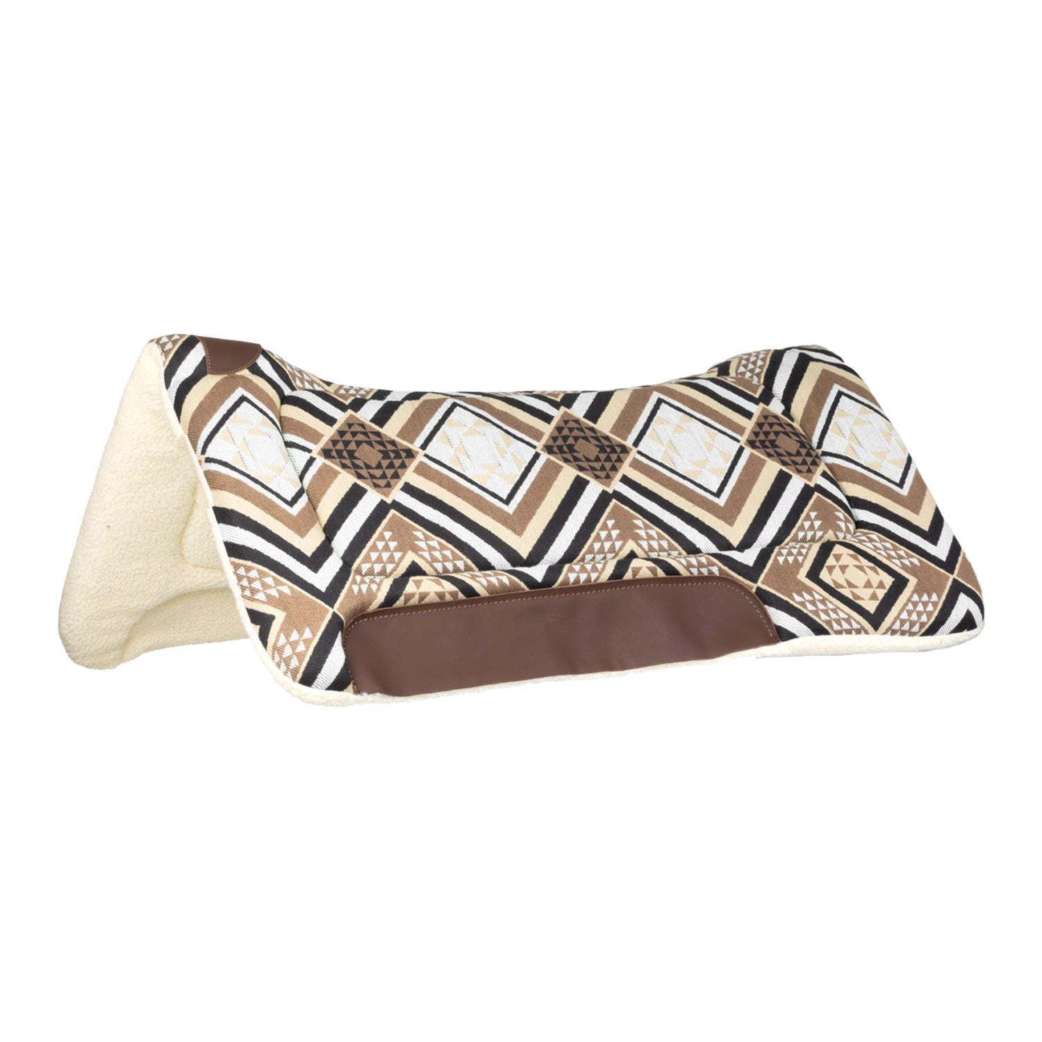 Dakota Western saddle pad eco wool padding.