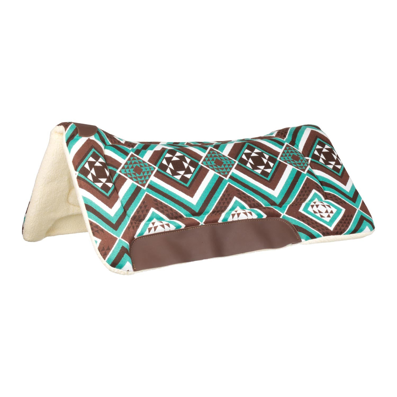 Dakota Western saddle pad eco wool padding.