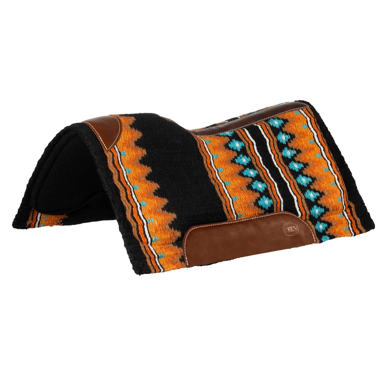 Wool top felt bottom saddle pad.