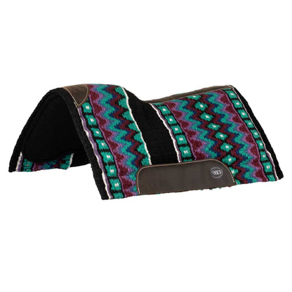 Wool top felt bottom saddle pad.