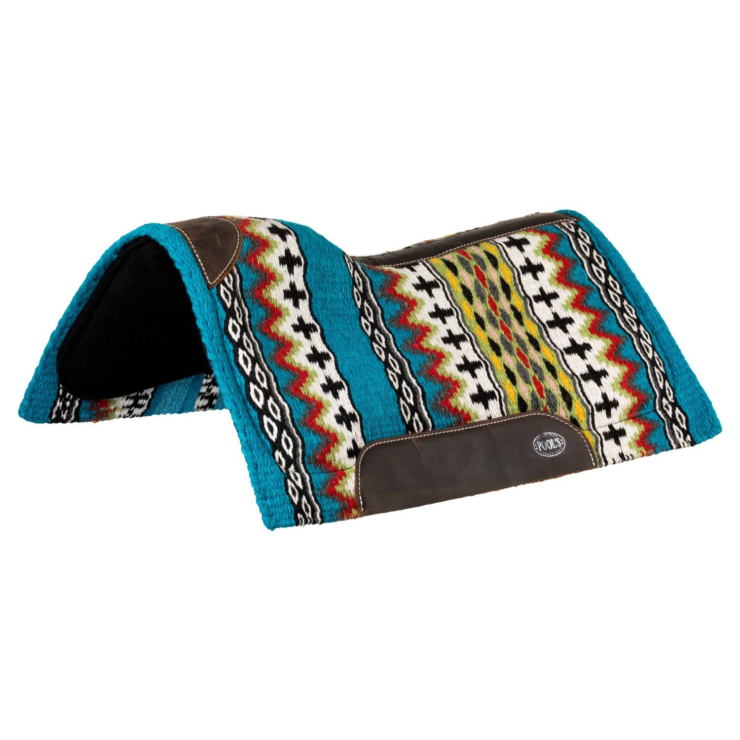 Wool top felt bottom saddle pad.