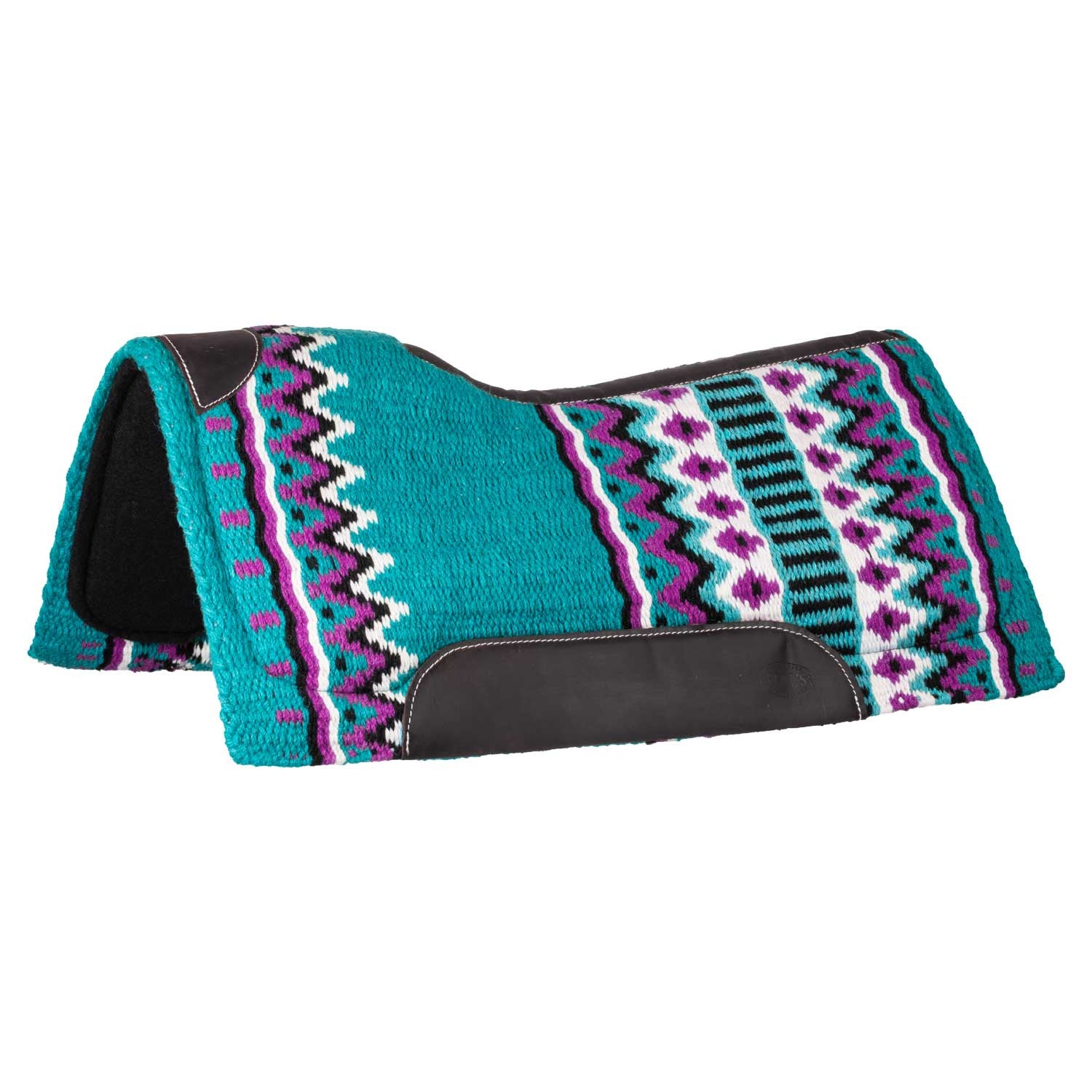 Wool top felt bottom saddle pad.