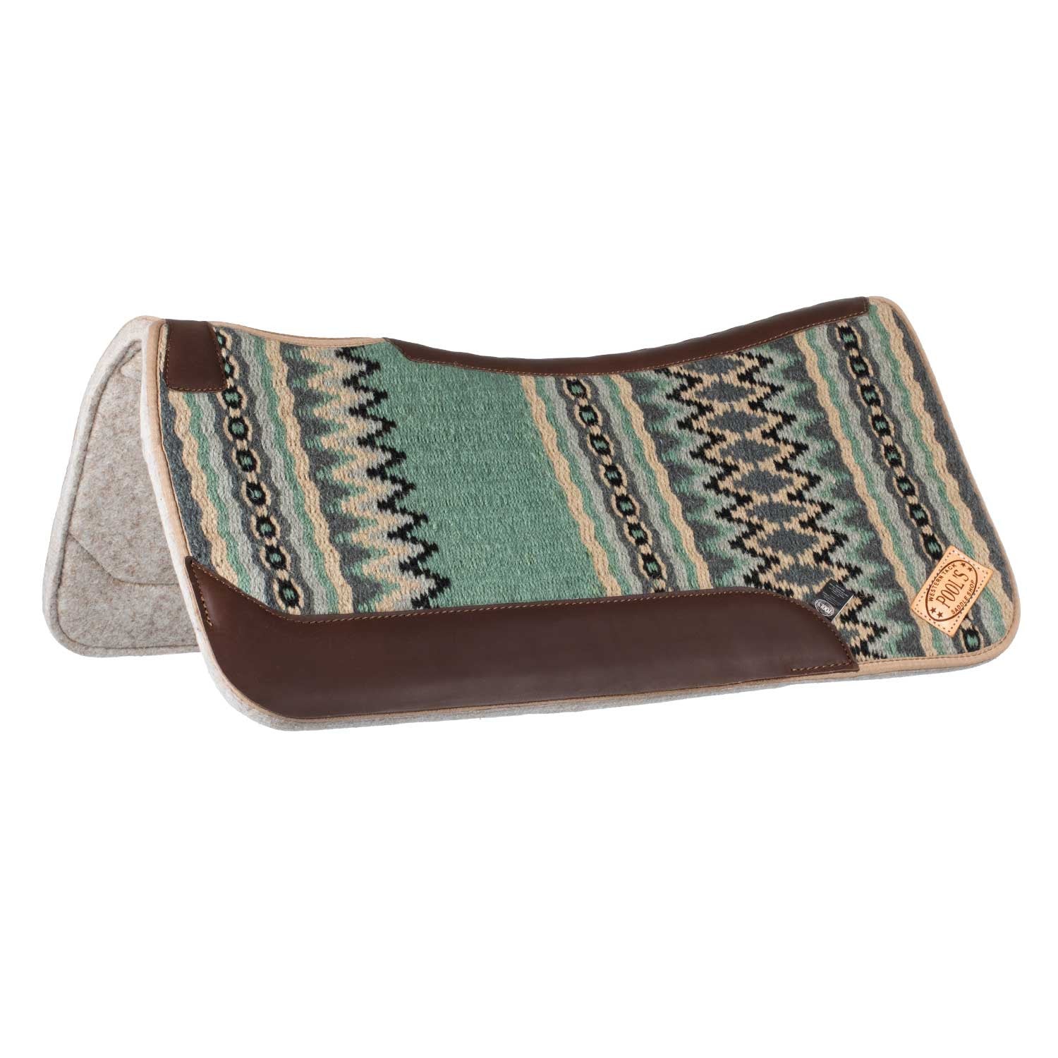 CONTOURED WESTERN SADDLE PAD.