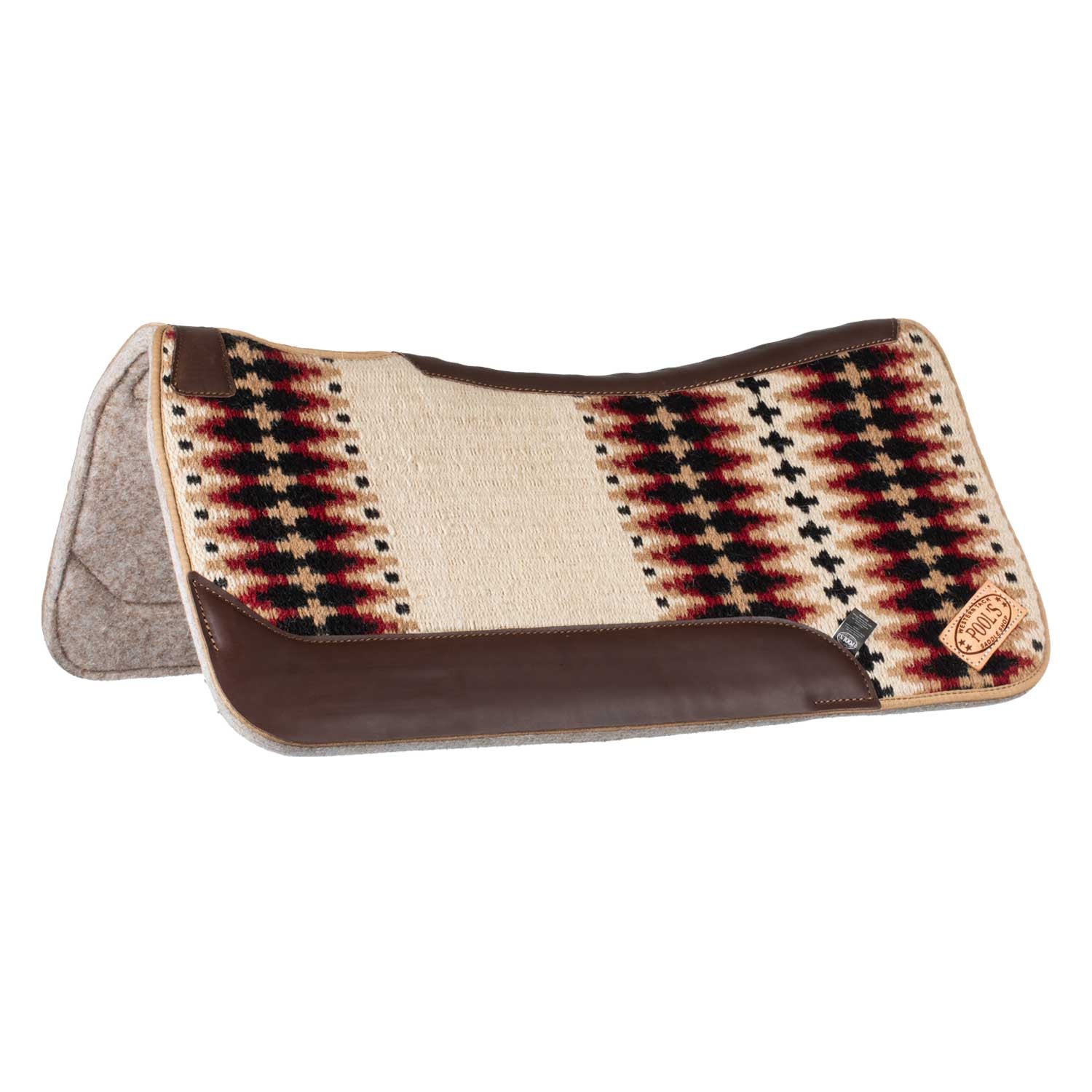 CONTOURED WESTERN SADDLE PAD.