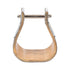 Western steel stirrups with wide tread.