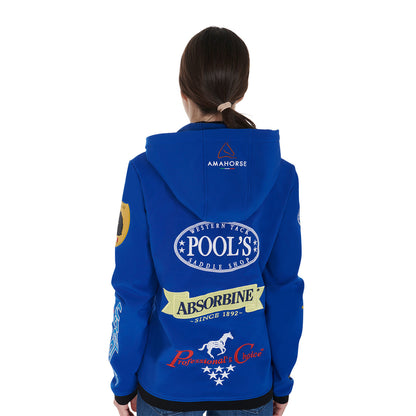 Unisex multilogo fleece softshell jacket.