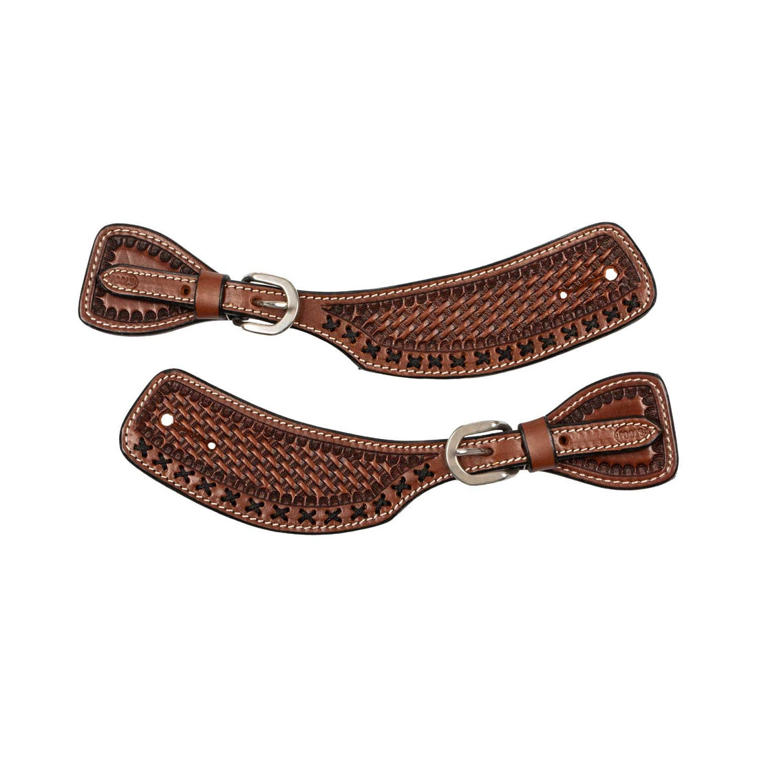 WESTERN SPUR STRAP WITH DECORATIONS.