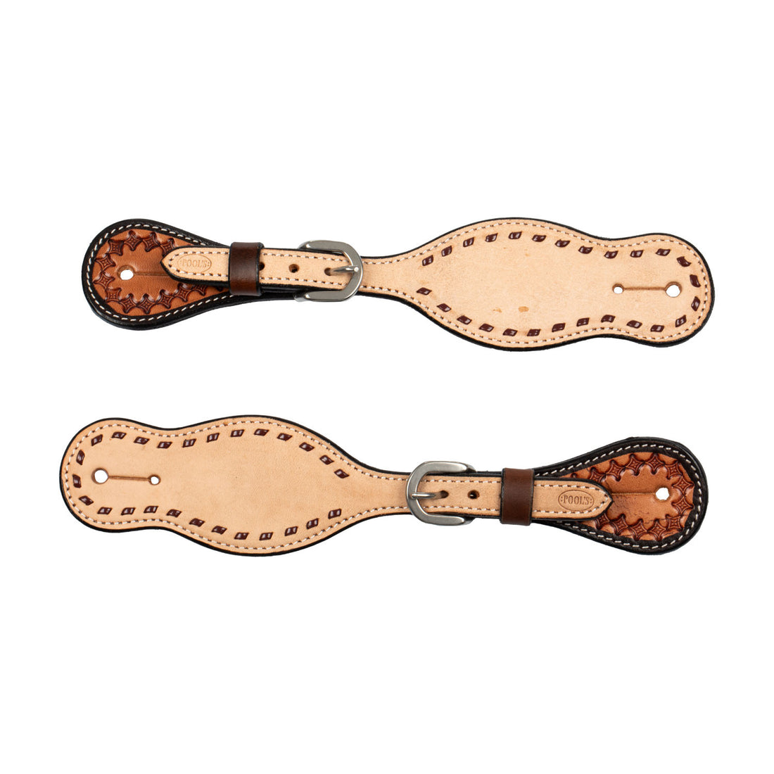 2  TONE WESTERN SPUR STRAP.