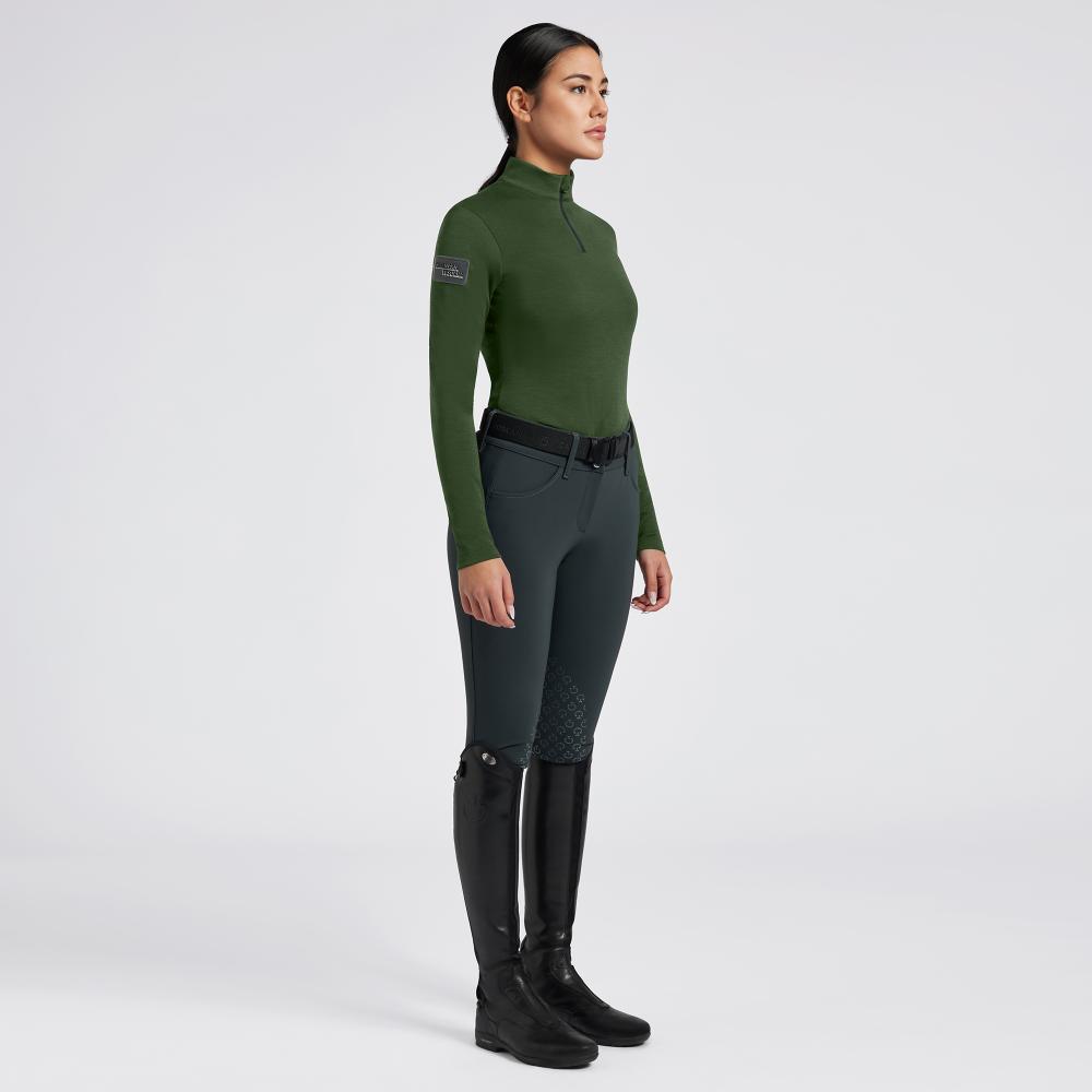 Cavalleria Toscana CT Tech-Wool Ladies Training Turtleneck