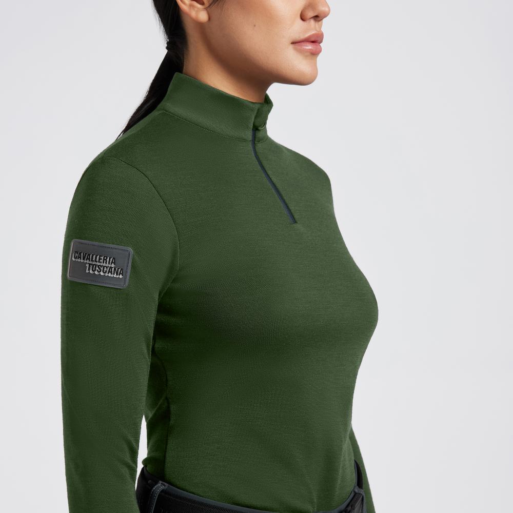 Cavalleria Toscana CT Tech-Wool Ladies Training Turtleneck