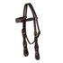 DARK OILED COWBOY HEADSTALL.