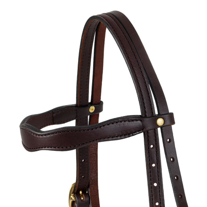 DARK OILED COWBOY HEADSTALL