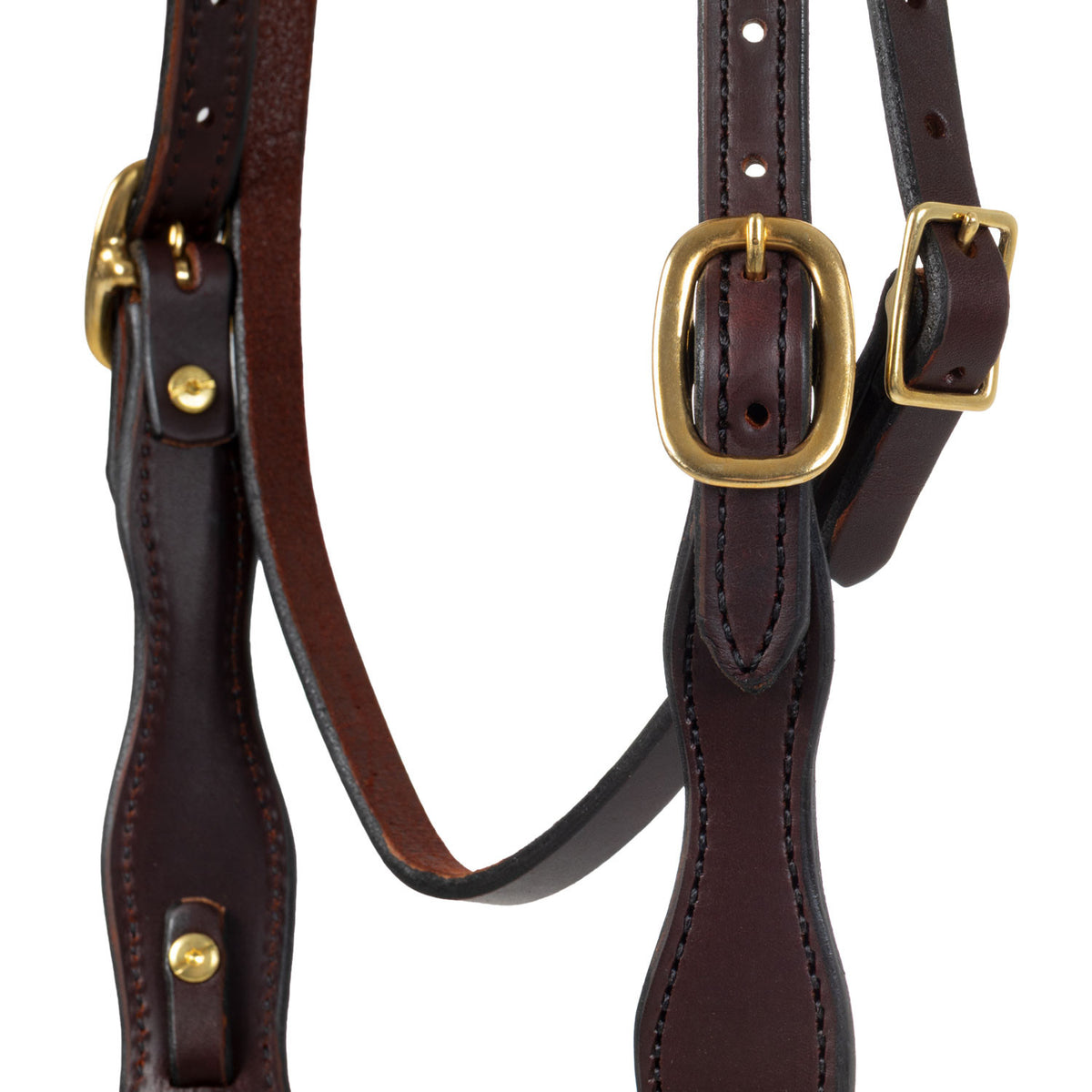 DARK OILED COWBOY HEADSTALL