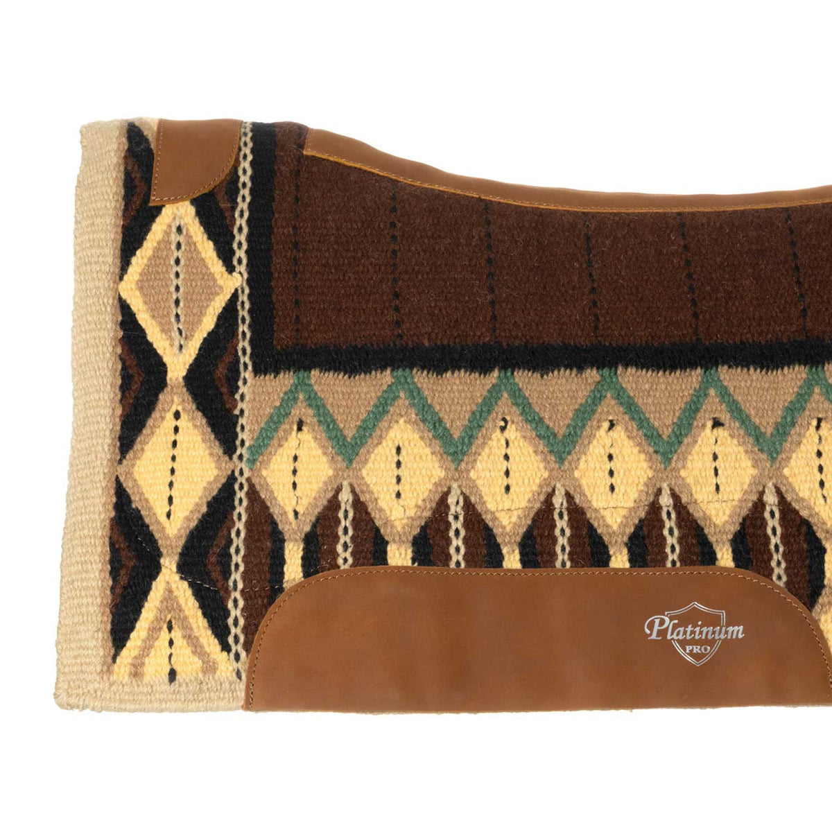 CONTOURED SADDLE PAD WITH WOOLEN BLANKET 34X36