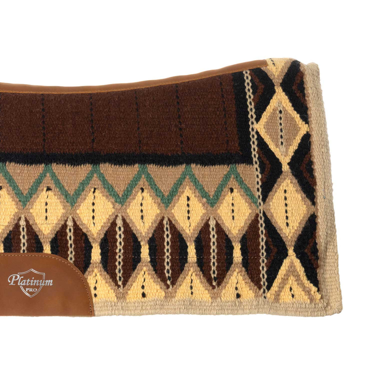 CONTOURED SADDLE PAD WITH WOOLEN BLANKET 34X36