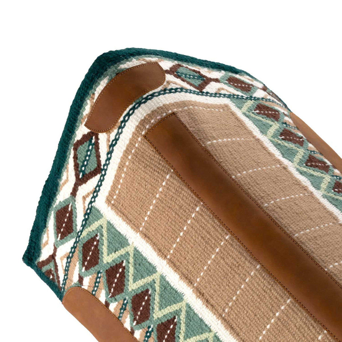 CONTOURED SADDLE PAD WITH WOOLEN BLANKET 34X36