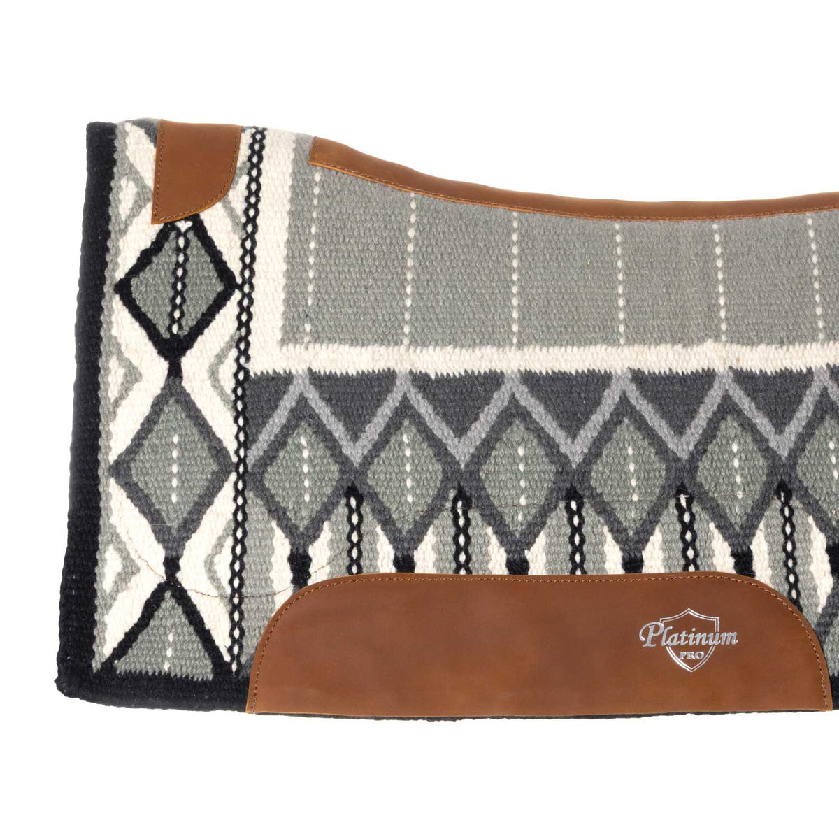 CONTOURED SADDLE PAD WITH WOOLEN BLANKET 34X36