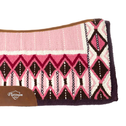 CONTOURED SADDLE PAD WITH WOOLEN BLANKET 34X36