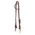 3/4" SLIP EAR W/ANT COPPER BUCKLE AND CONCHOS.