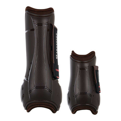 Tendon boots and closed fetlock in TPU and neoprene.