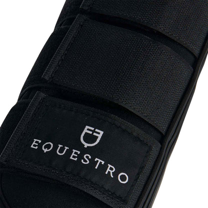 Equestro Eventing Protection Boots In Neoprene And Perforated Leather