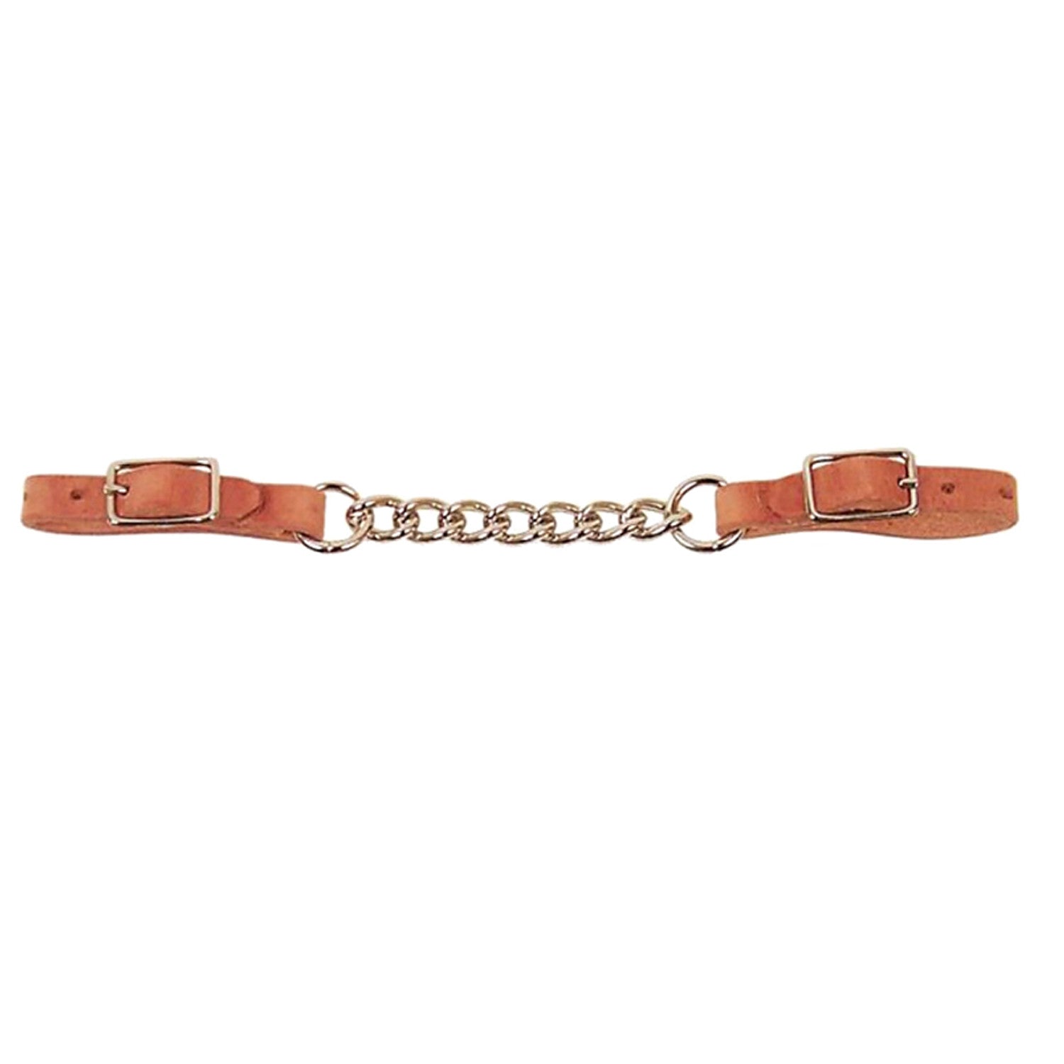CURB LEATHER SINGLE CHAIN.