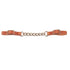 CURB LEATHER SINGLE CHAIN.
