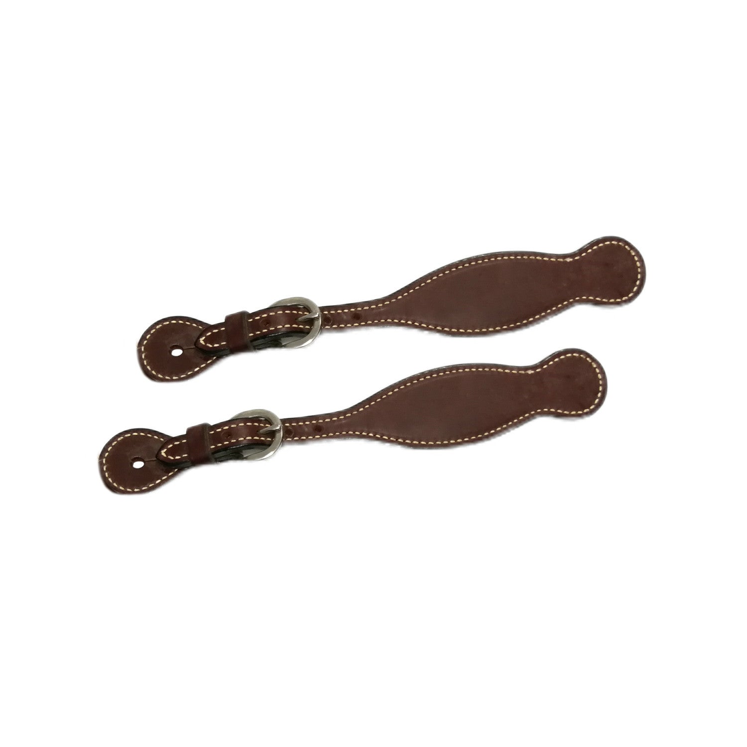 STRAPS FOR SPURS SCHUTZ BROTHERS IN SMOOTH LEATHER.