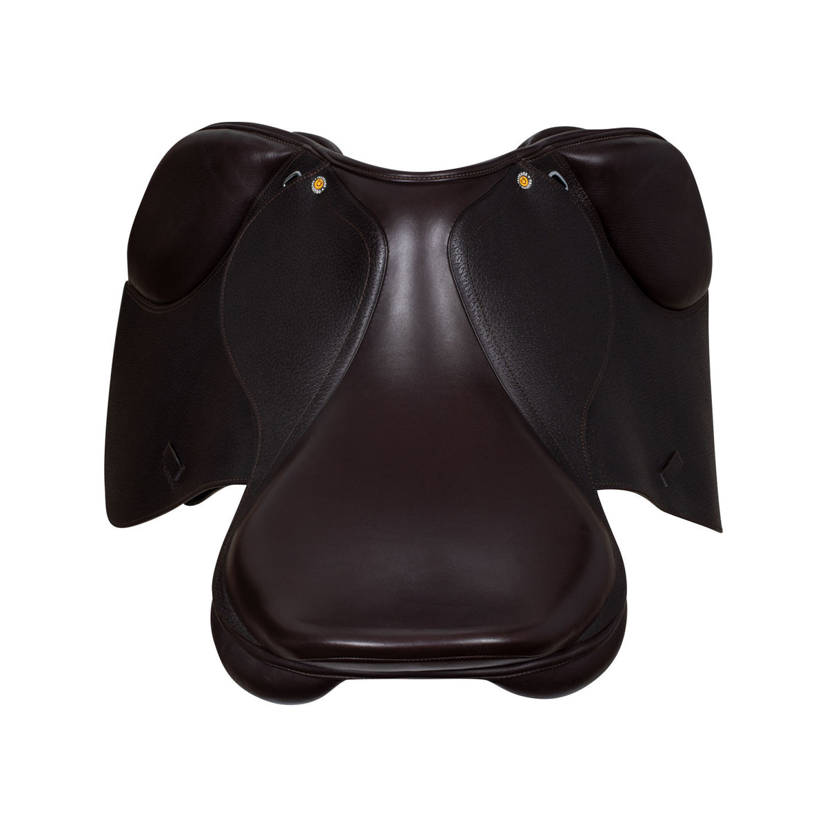 Jumping saddle hammered leather