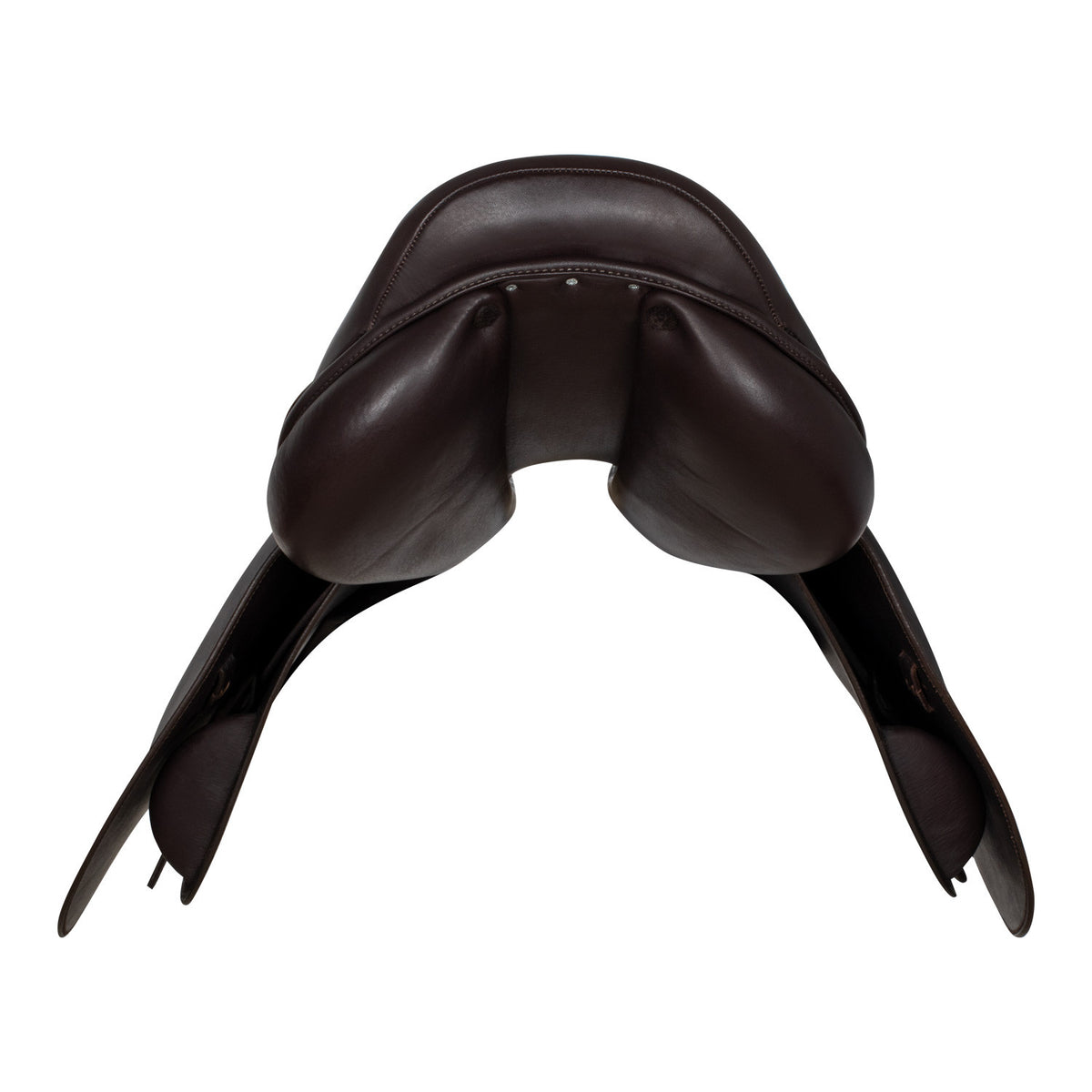 Jumping saddle hammered leather