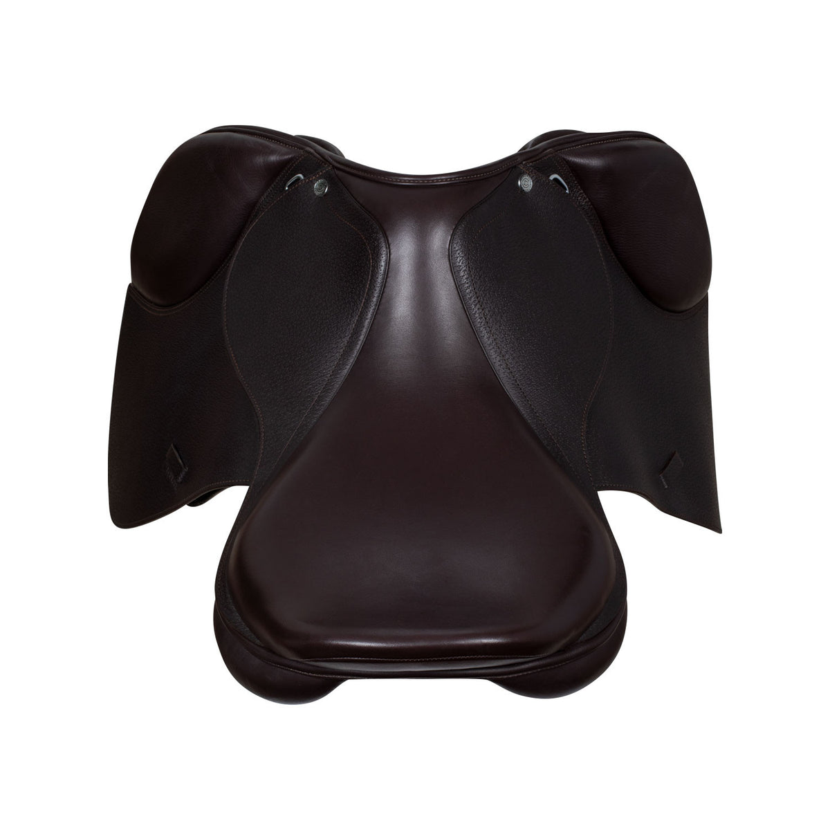 Jumping saddle hammered French leather