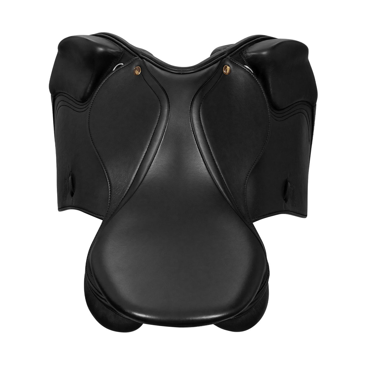 JUMPING SADDLE DOUBLE SOFT LEATHER AND ADJUSTABLE GULLET
