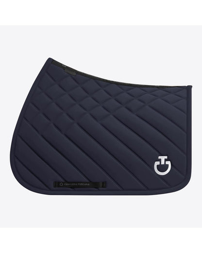 Cavalleria Toscana CT Diamonds and Lines Quilted Jumping Saddle Pad