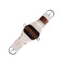MOHAIR WESTERN GIRTH WITH LEATHER REINFORCES MADE IN USA.